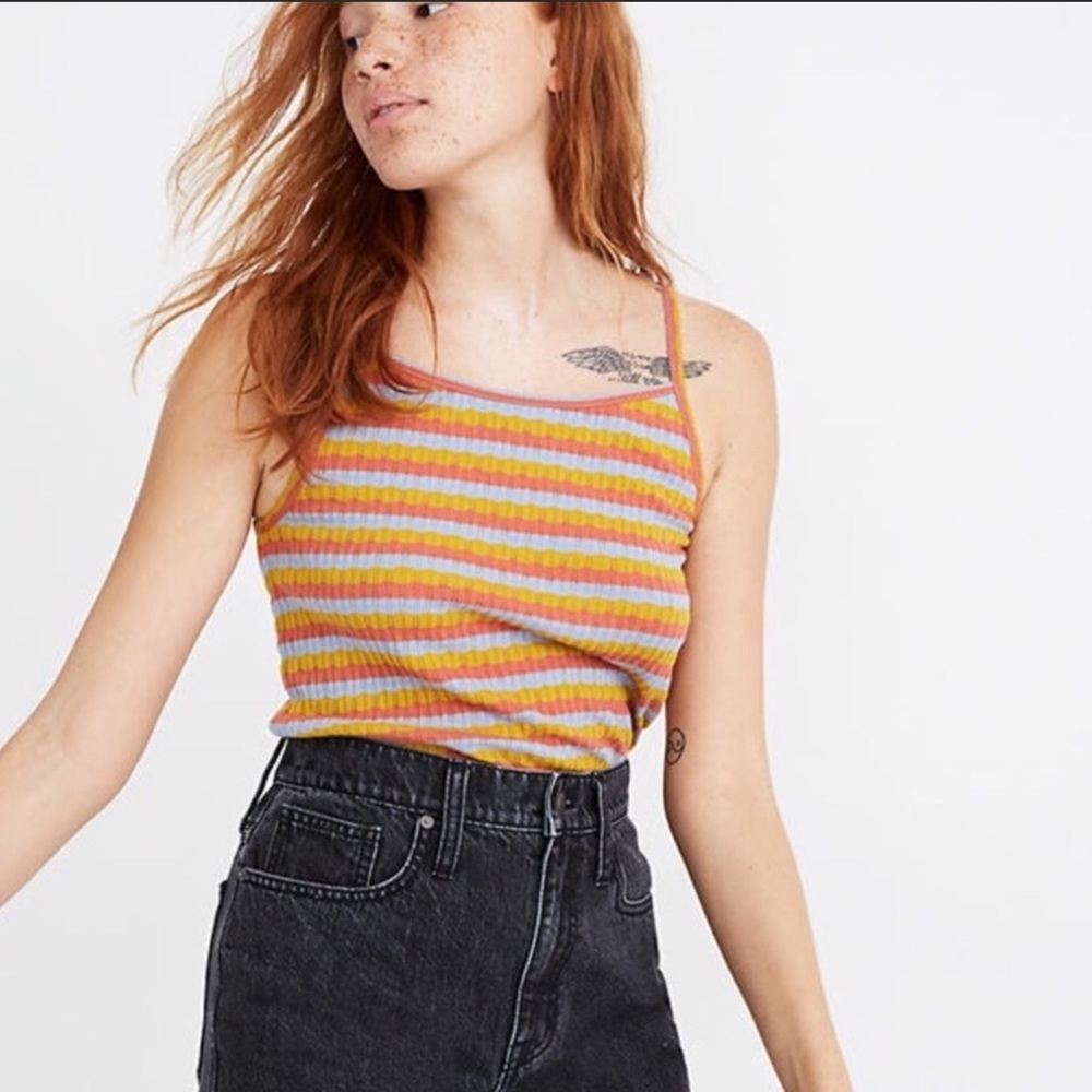 Madewell Tie-Back Tank Top NWT - Picture 6 of 14